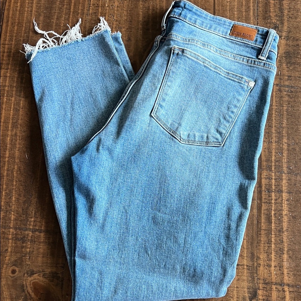 Judy Blue Light Blue Boyfriend Jeans